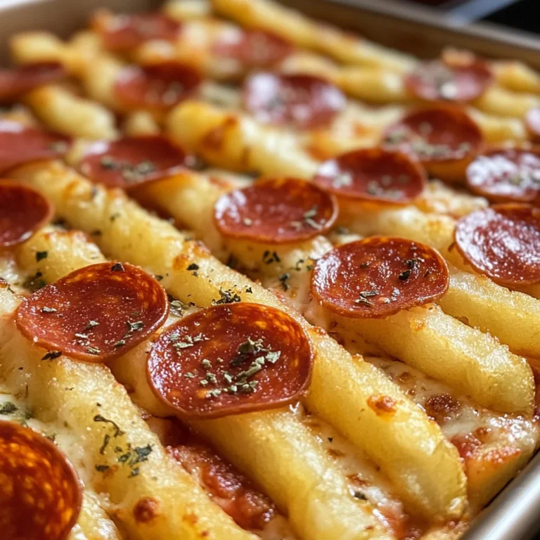 Pepperoni Pizza Fries