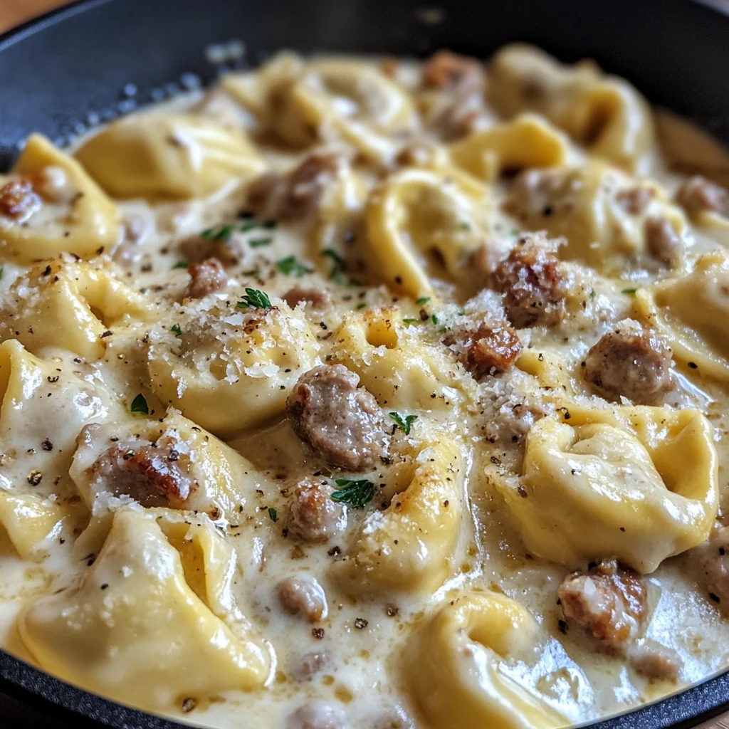 Creamy Italian Sausage Tortellini