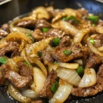 Chinese Pepper Steak Onions